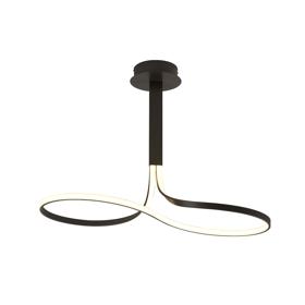 Nur Brown Oxide Ceiling Lights Mantra Semi Flush Fittings